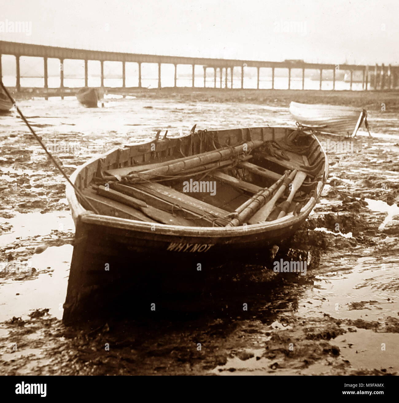 A Portsmouth Wherry, early 1900s Stock Photo