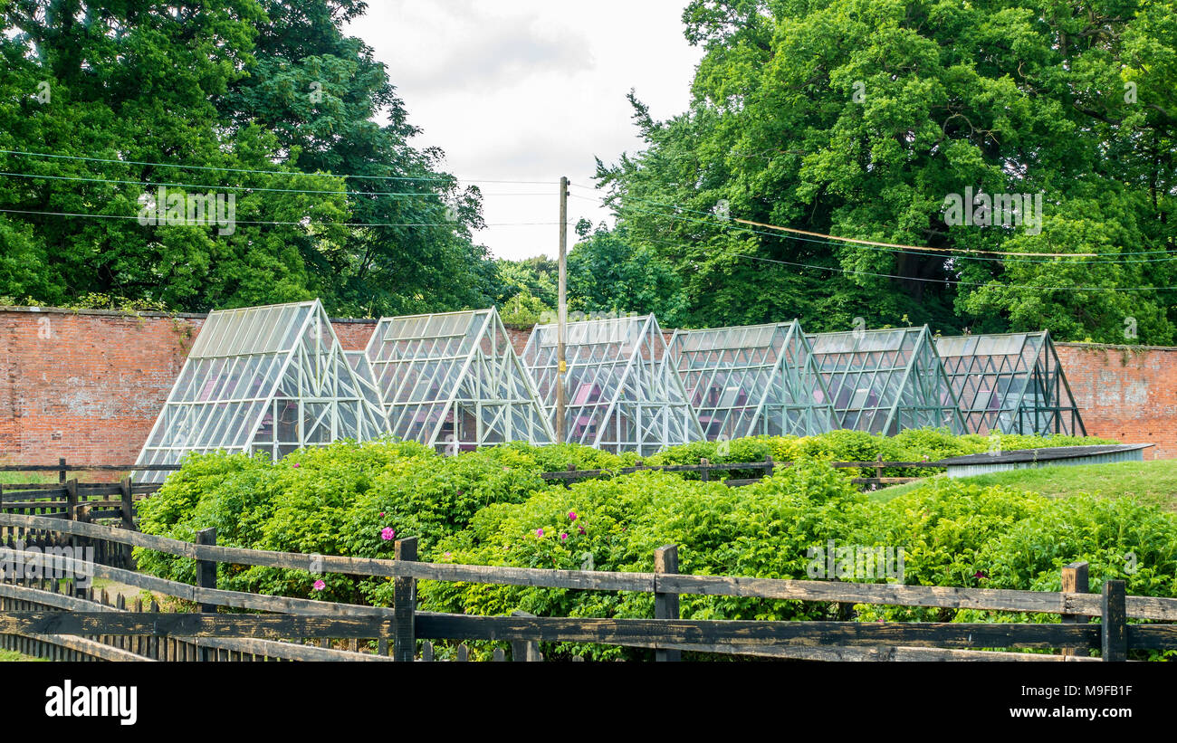 Bird Aviaries,Elsham Park,Elsham,Brigg,North Lincolnshire,England,UK