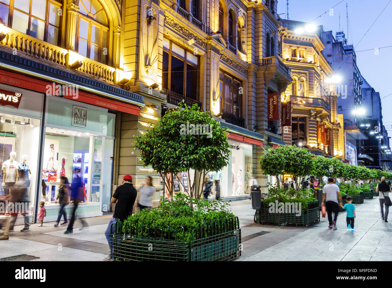 Galerias Pacifico on Calle Florida a major shopping street in the city centre Buenos Aires Argentina Stock Photo Alamy