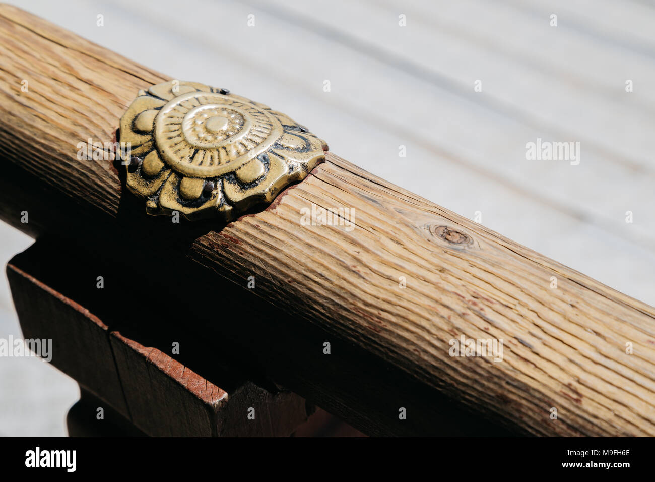 Korean palace wooden railing hi-res stock photography and images - Alamy