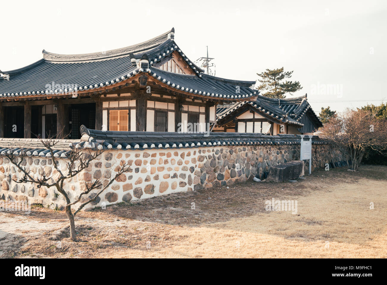 Gyochon Hanok Village, Traditional architecture in Gyeongju, Korea Stock Photo