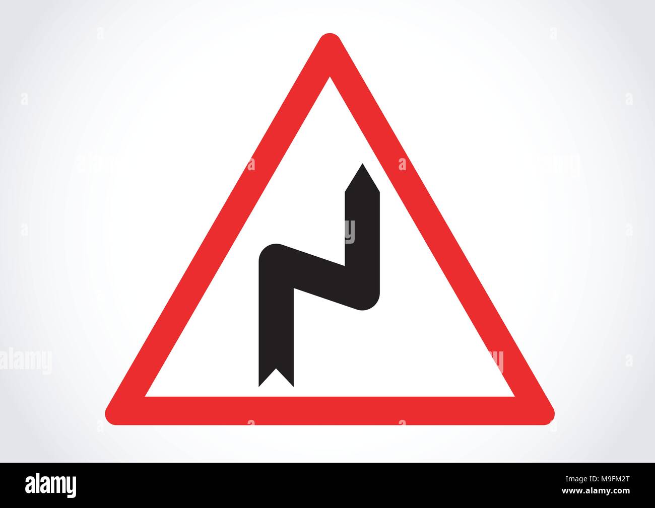 Double Bend Sign Stock Photos & Double Bend Sign Stock Images Alamy