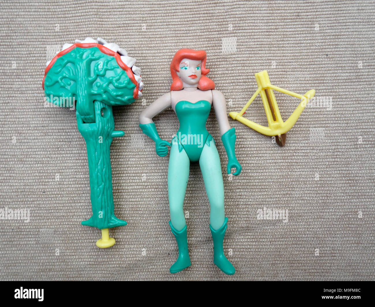 poison ivy kenner action figure Stock Photo