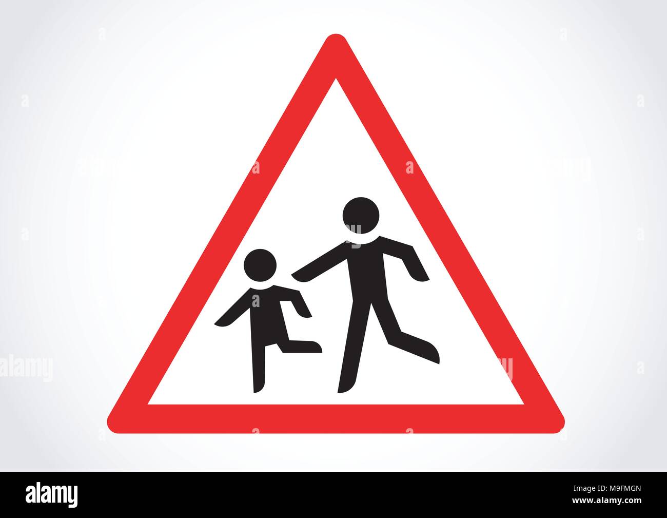 vector design of street sign crossing child Stock Vector