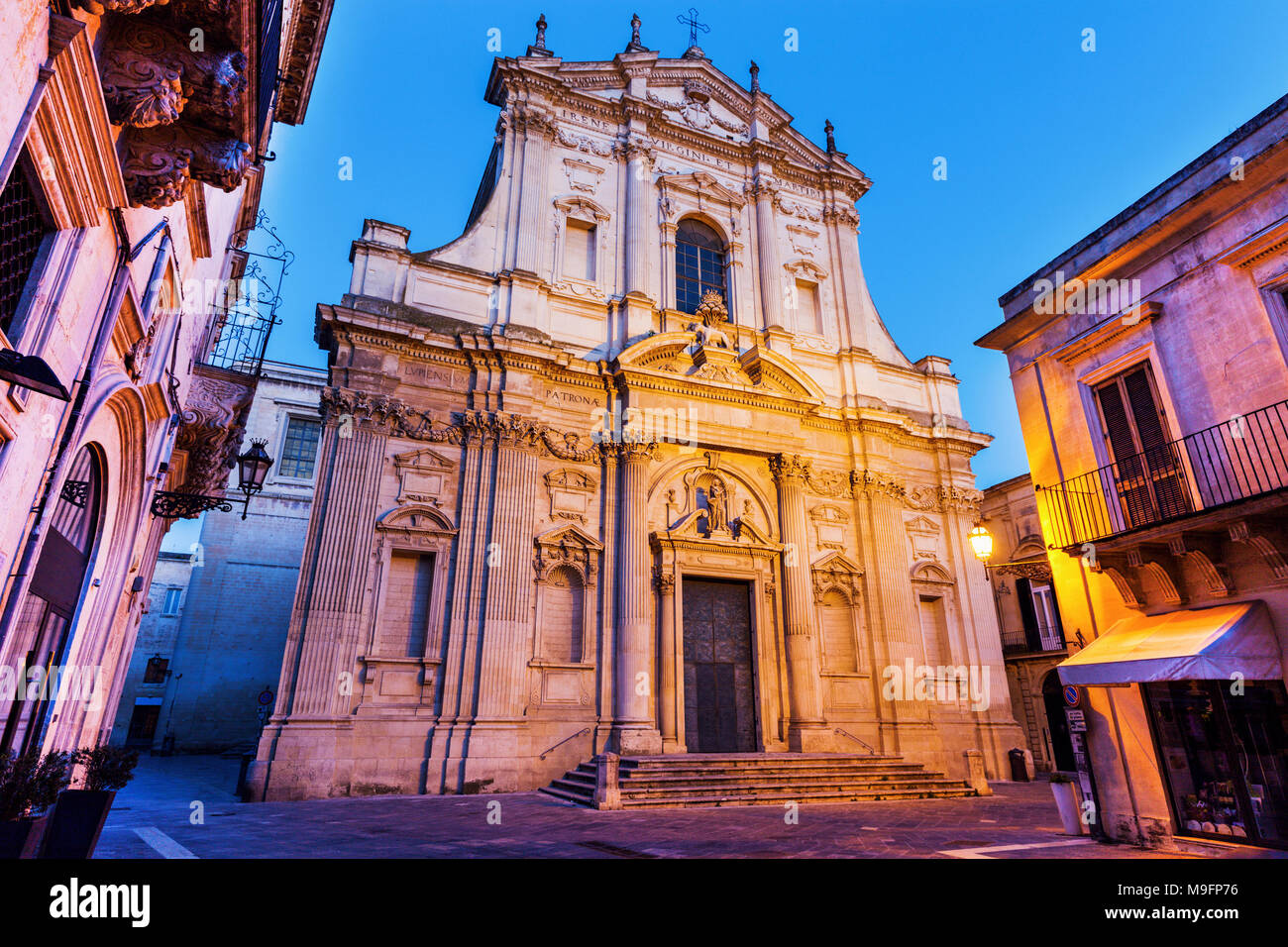 St Irene Church in Lecce. Lecce, Apulia, Italy Stock Photo
