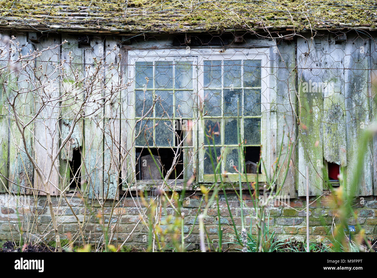 Old brick garden shed hi-res stock photography and images - Alamy