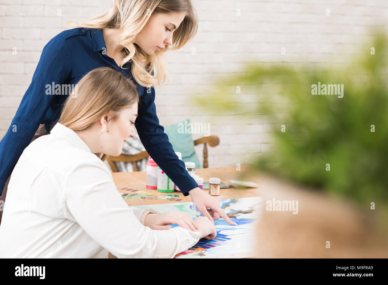 Working on project Stock Photo