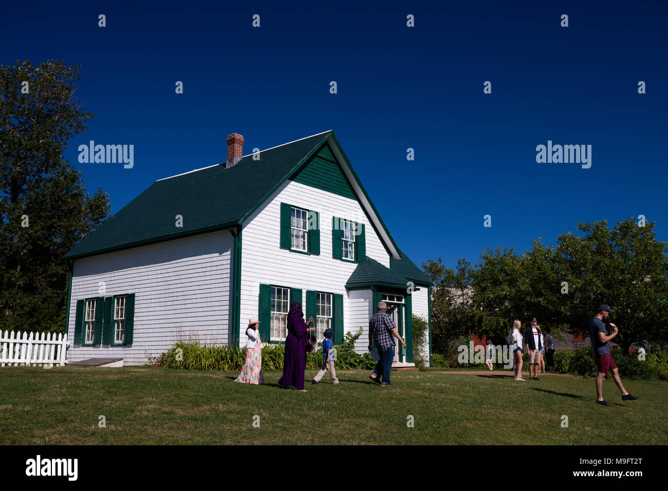 The iconic Green Gables farm house from the Lucy Maud Montgomery novel