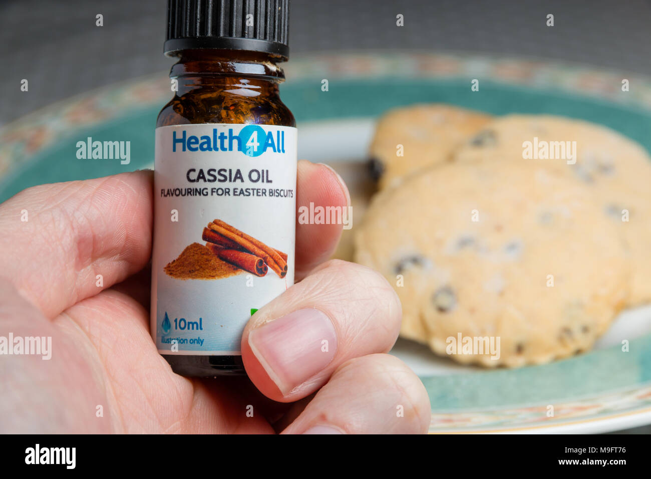 Cassia Oil flavouring for Easter Biscuits Stock Photo Alamy