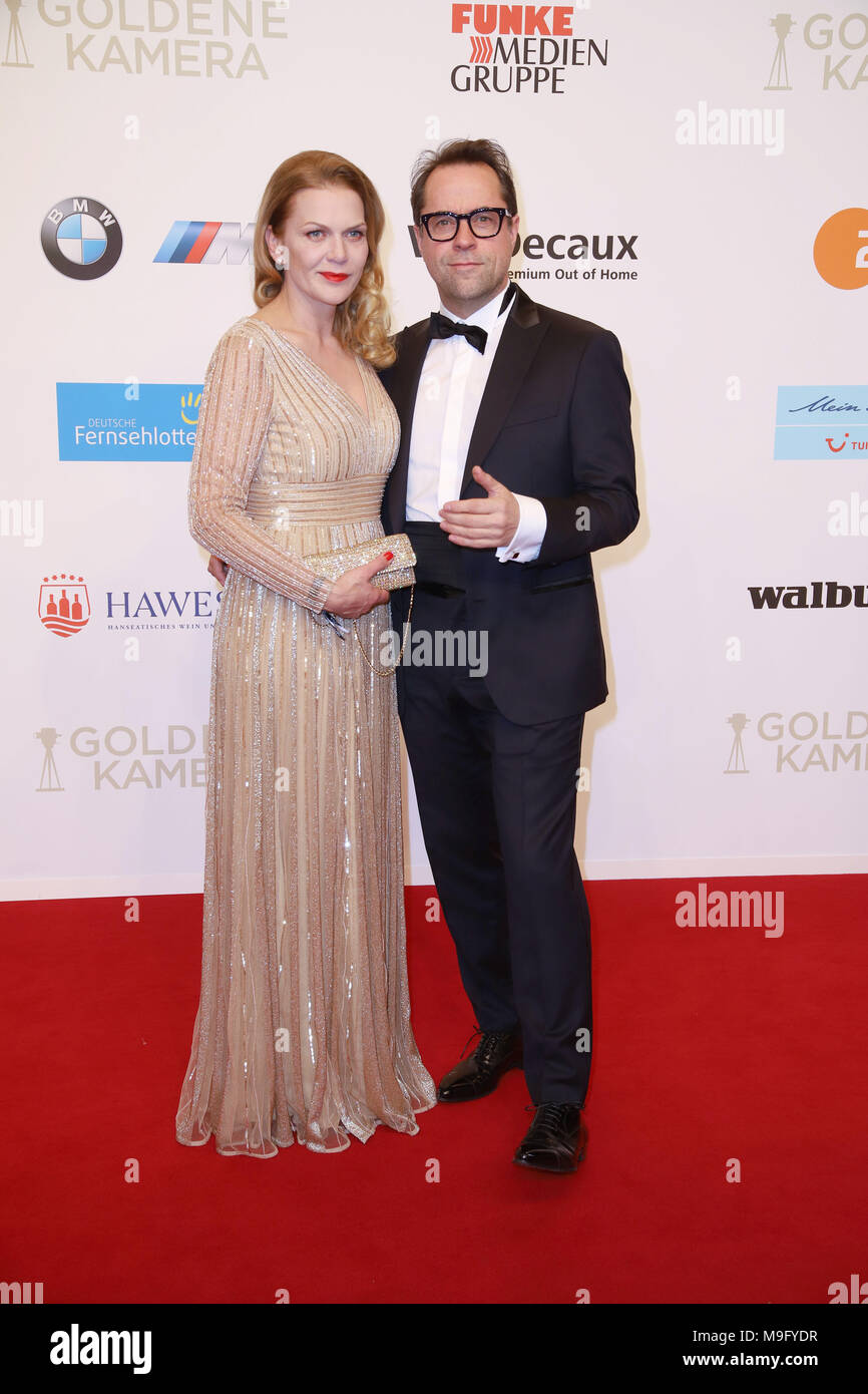 Goldene Kamera (Golden Camera Awards) 2018 at Messe Hamburg. Featuring:  Anna Loos und Jan Josef Liefers Where: Hamburg, Germany When: 23 Feb 2018  Credit: Becher/WENN.com Stock Photo - Alamy