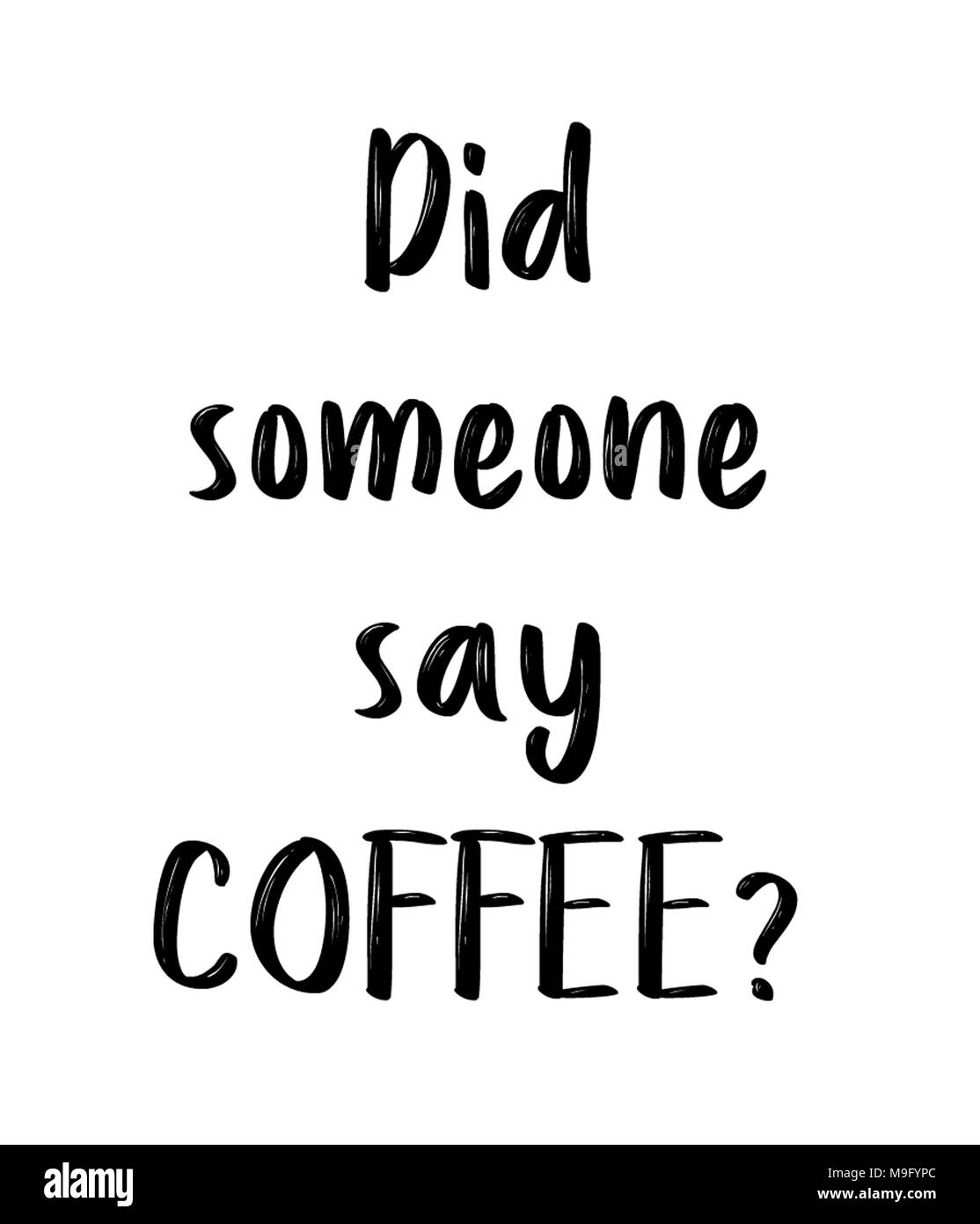 Coffee banner template Black and White Stock Photos & Images Alamy