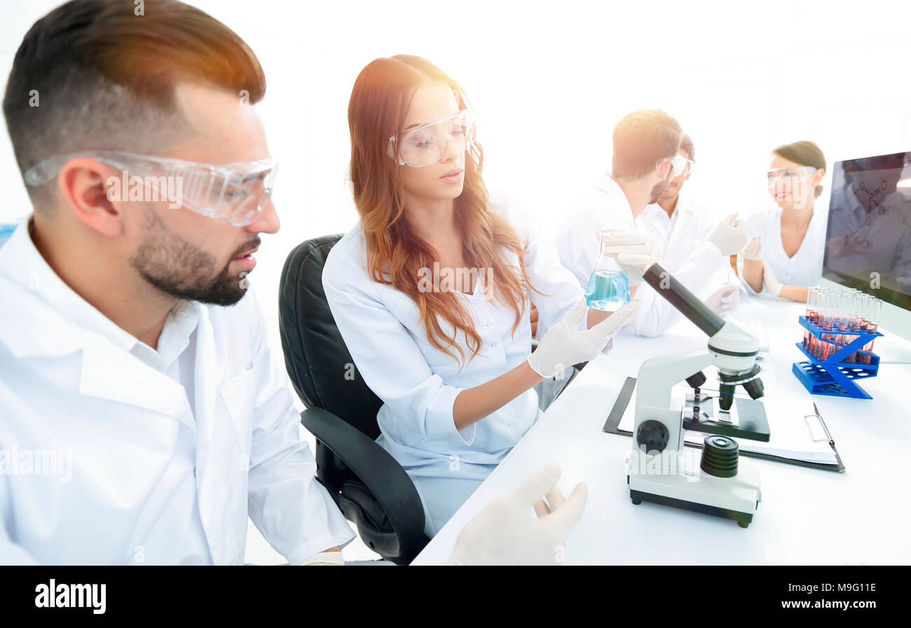 laboratory staff in the workplace Stock Photo - Alamy