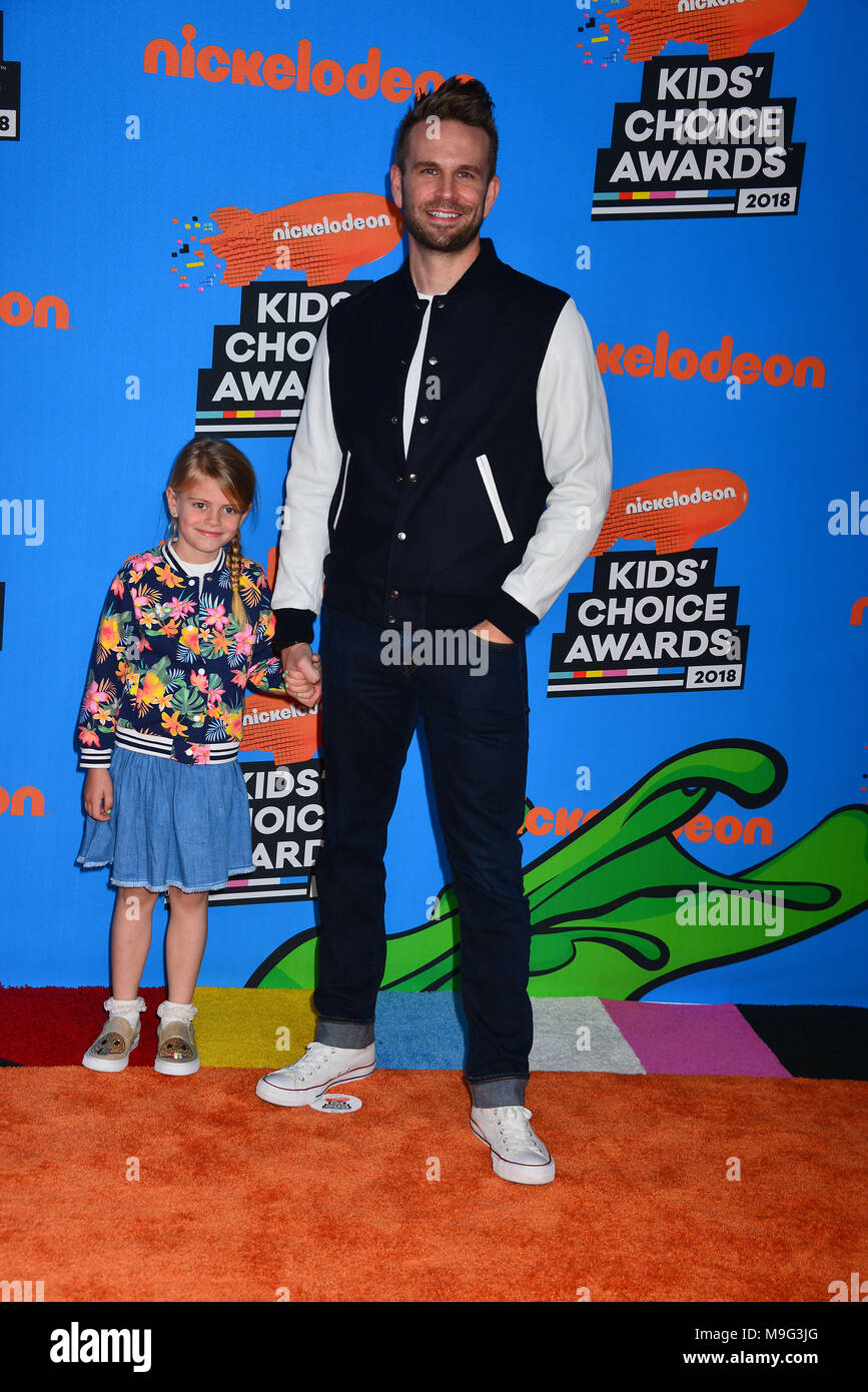 Inglewood, California, USA. 24th March, 2018. John and Saylor Brotherton attends Nickelodeon's