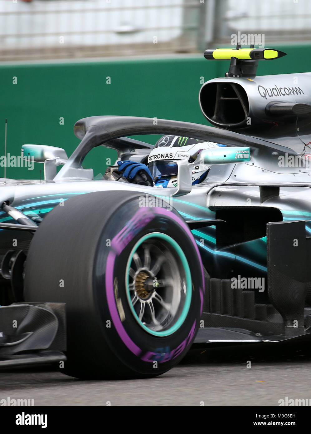 24.03.2018, Albert Park, Melbourne, Formula 1 2018 Rolex Australian Grand Prix, 22. - 25.03.2018 im Bild Valtteri Bottas (FIN#77), Mercedes AMG Petronas Formula One Team    Photo: Cronos/Hasan Bratic Stock Photo