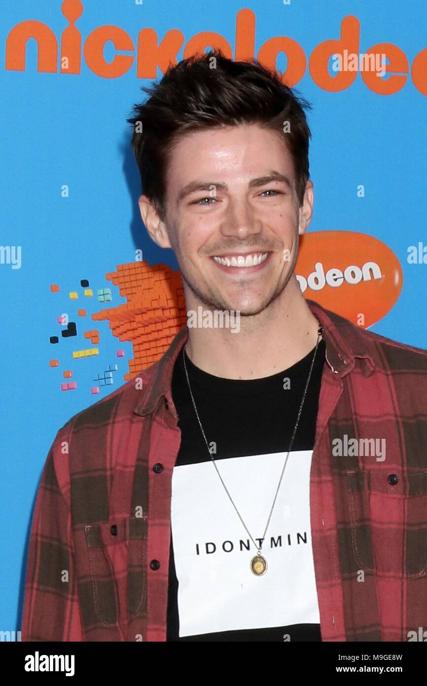 Inglewood, CA. 24th Mar, 2018. Grant Gustin at arrivals for Nickelodeon's  2018 Kids' Choice Awards, The Forum, Inglewood, CA March 24, 2018. Credit:  Priscilla Grant/Everett Collection/Alamy Live News Stock Photo - Alamy
