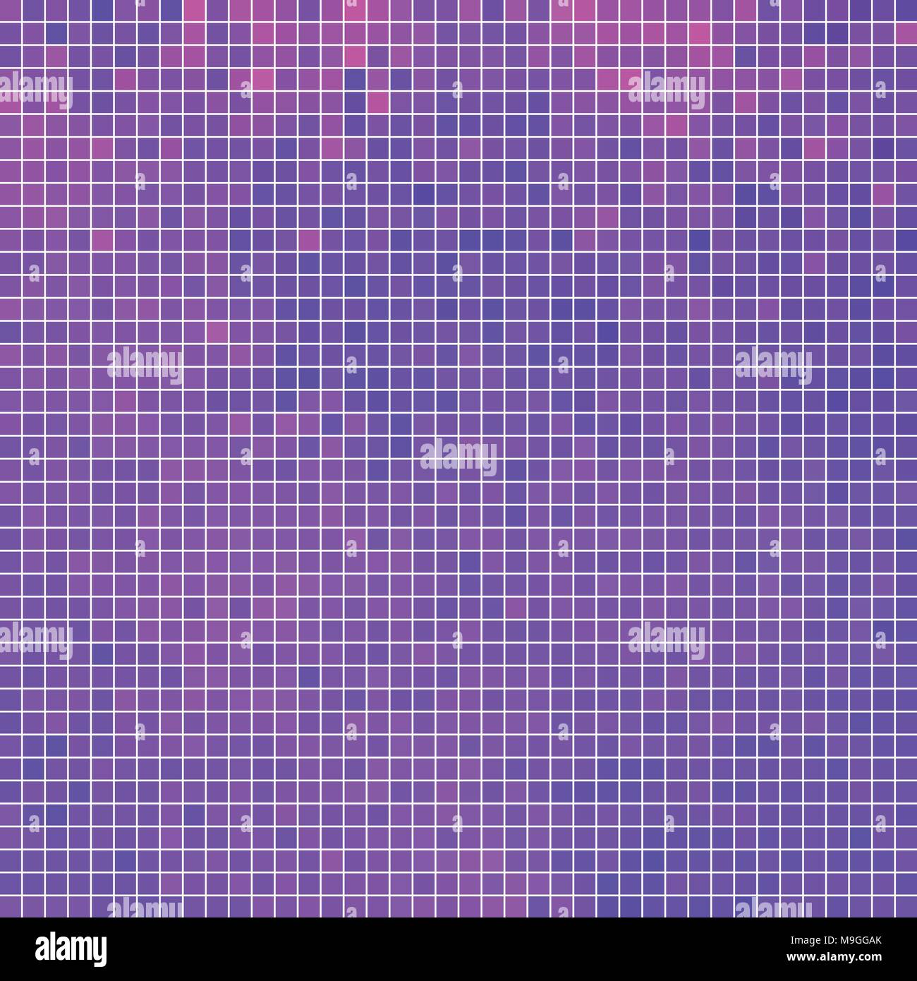abstract vector square pixel mosaic background - violet Stock Vector ...