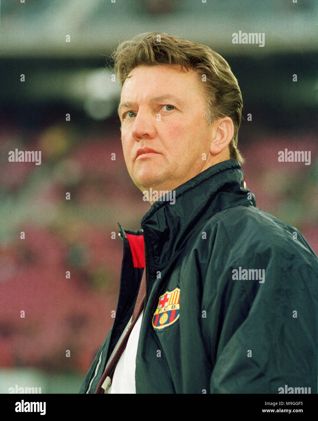 Barcelona Manager Louis Van Gaal Stock Photos Barcelona Manager