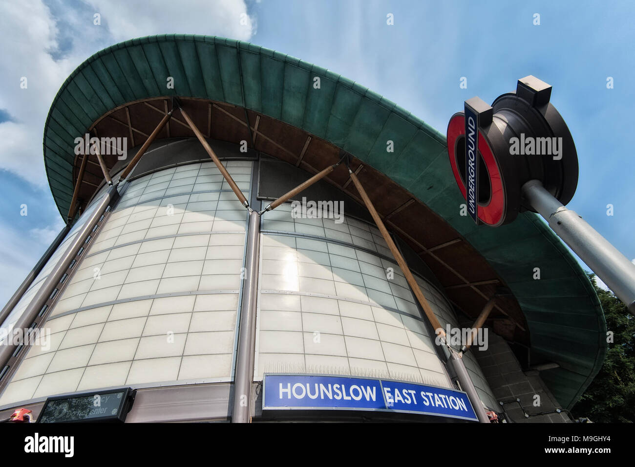 London Underground Tube Station Hounslow East Stock Photo Alamy