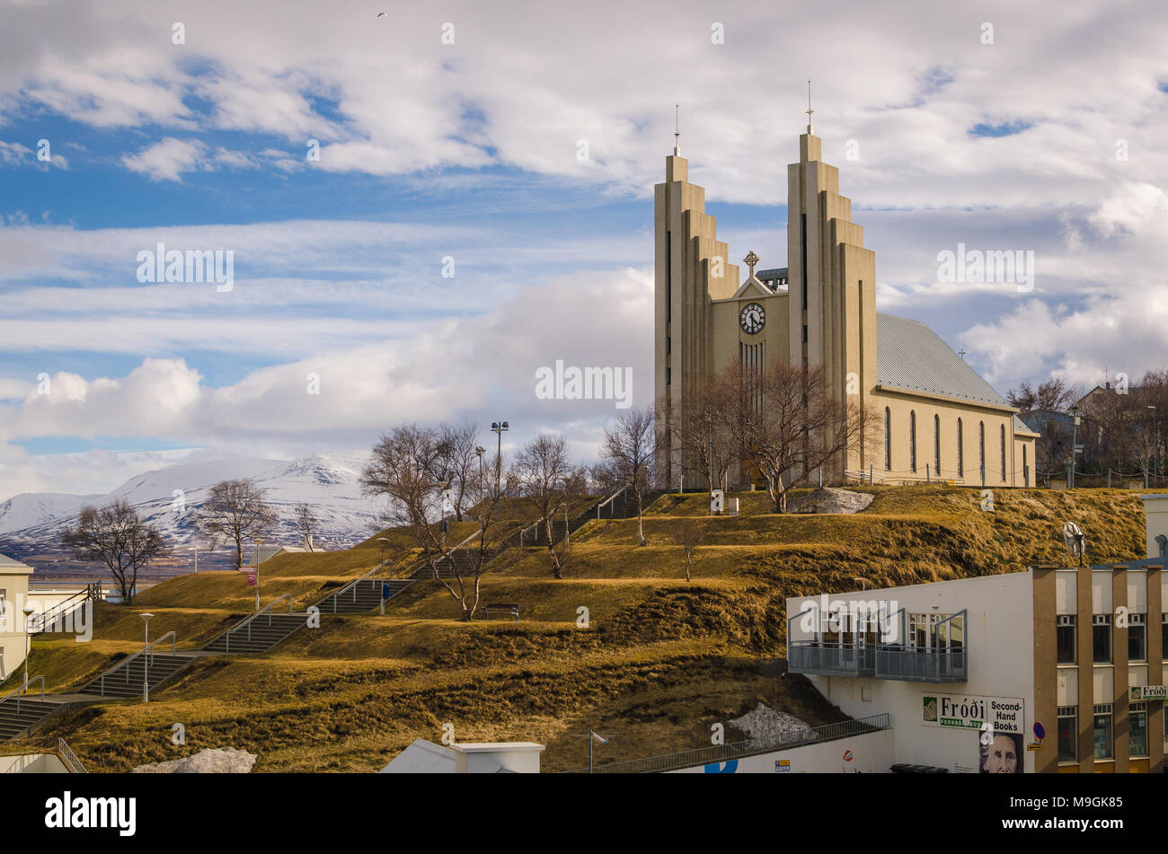 Akureyri, Iceland Stock Photo