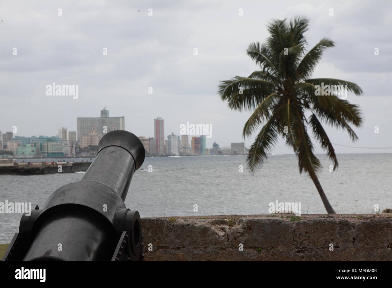 Skyline of Havana, Cuba. Stock Photo