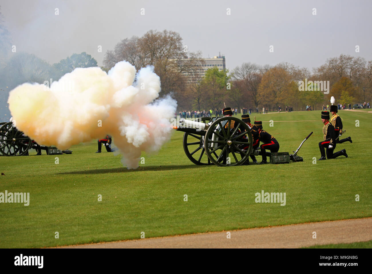 Royal gun salute hyde park hires stock photography and images Alamy