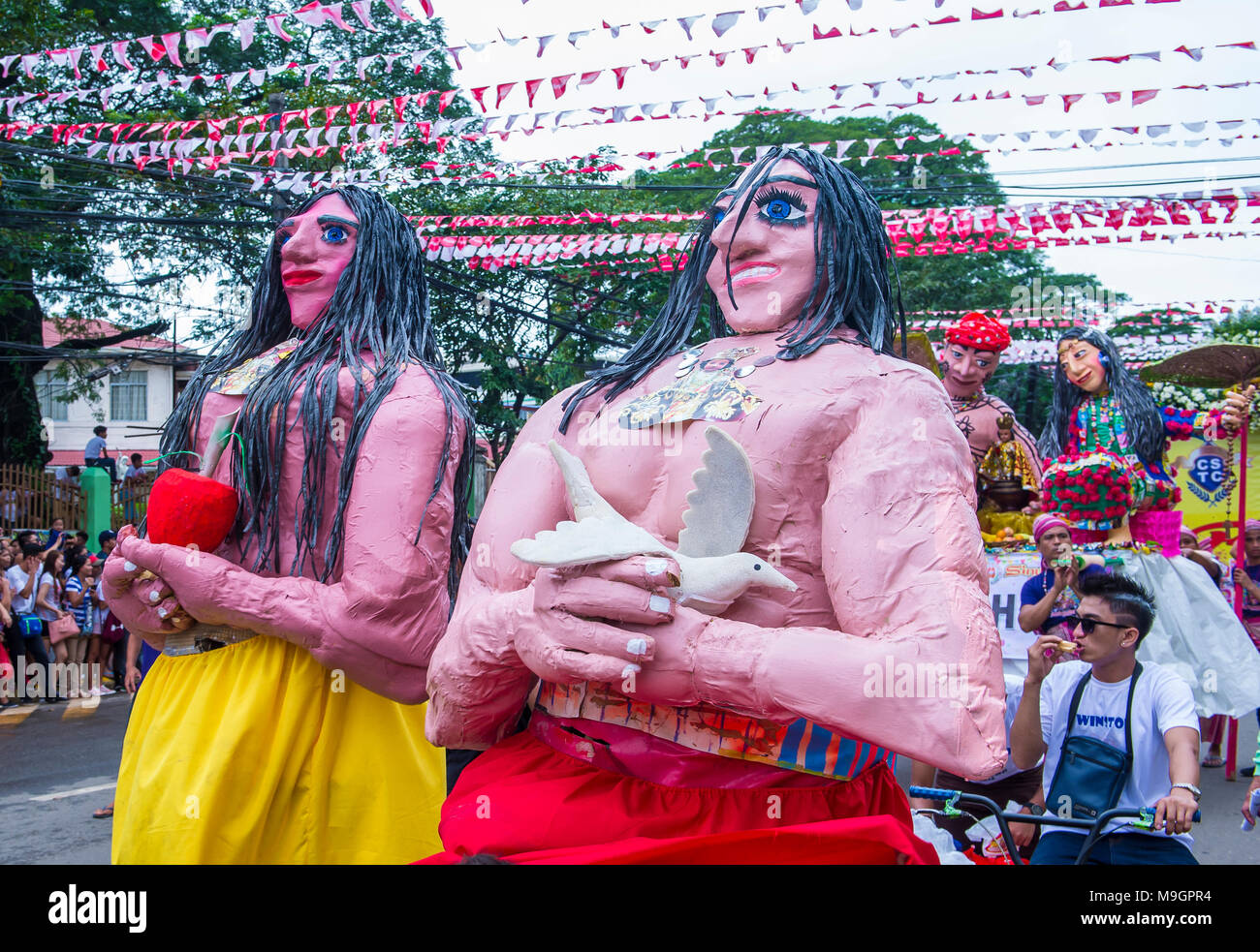 Giant Puppets at the Sinulog festival in Cebu Philippines Stock Photo Alamy