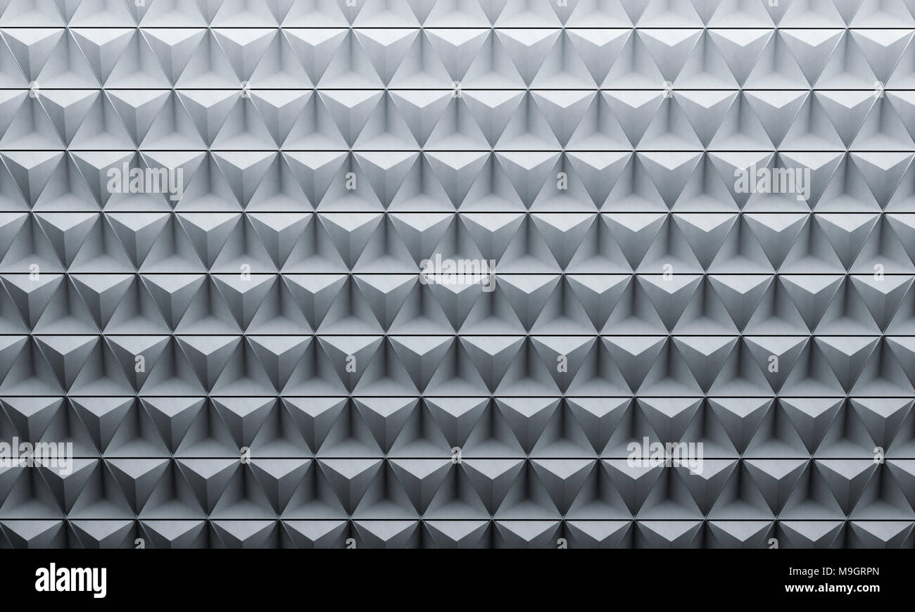 geometric metal triangle background 3d rendering image Stock Photo - Alamy
