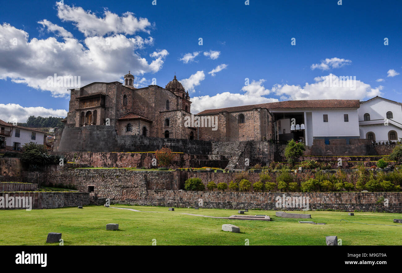 Cusco Cathedral Peru Stock Photo