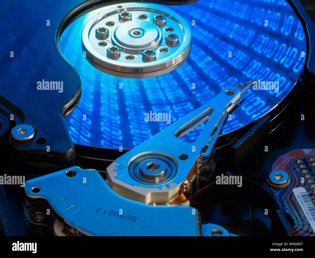 Computer hard disk (hard drive). Stock Photo