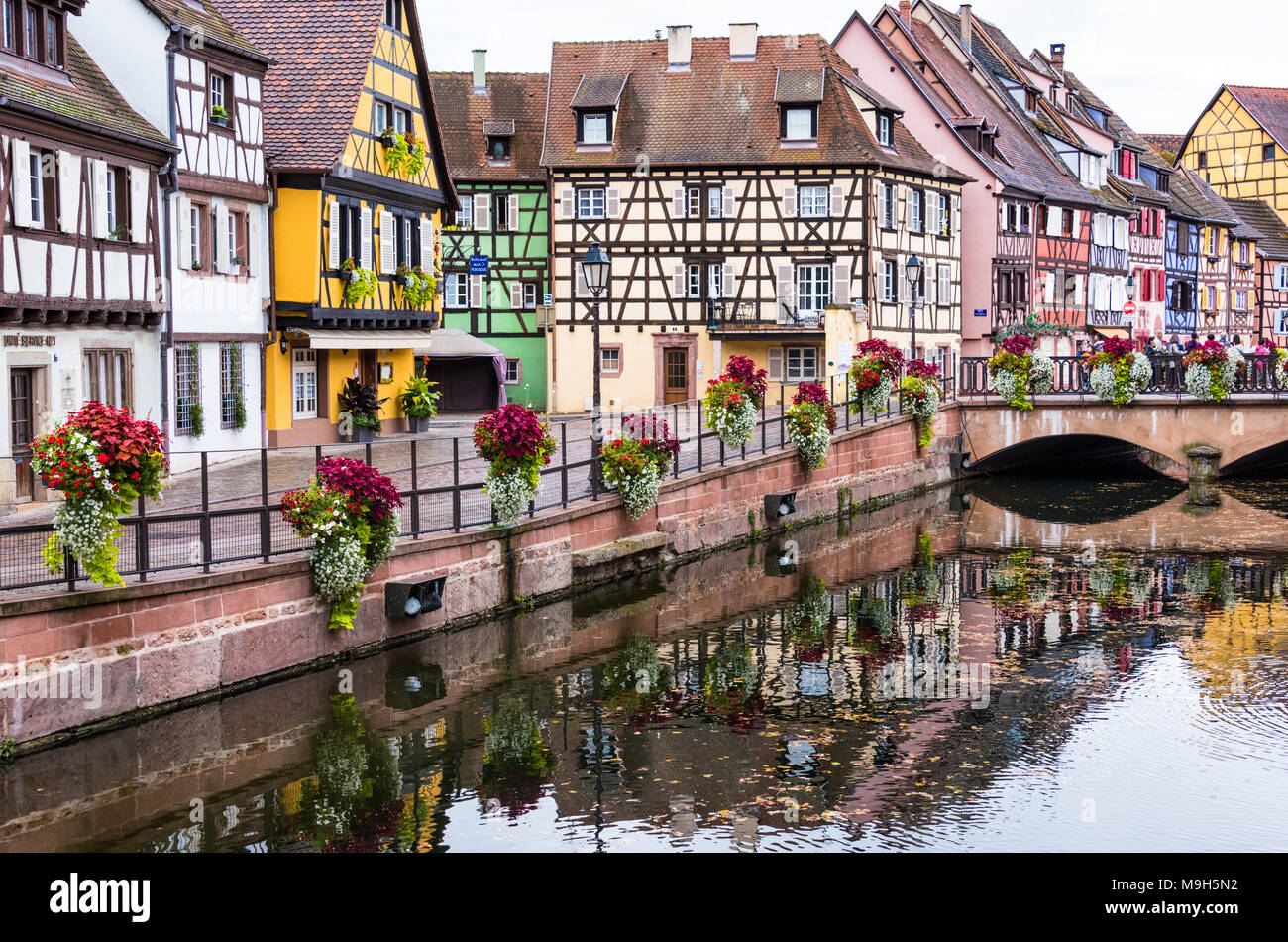 The Little Venice, Colmar, Alsatian Wine Route, France Stock Photo - Alamy