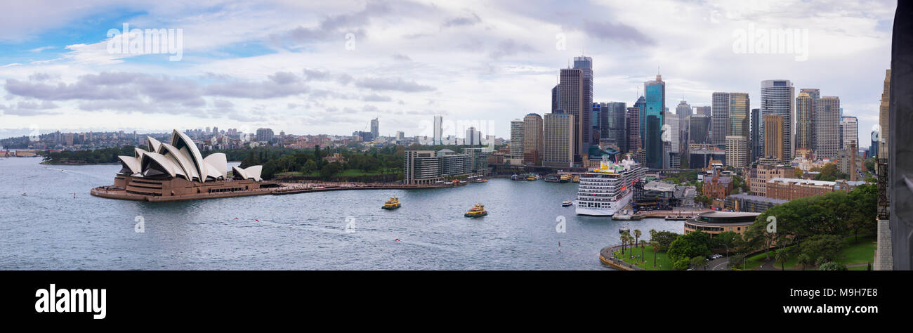 Sydney city daytime panorama Stock Photo