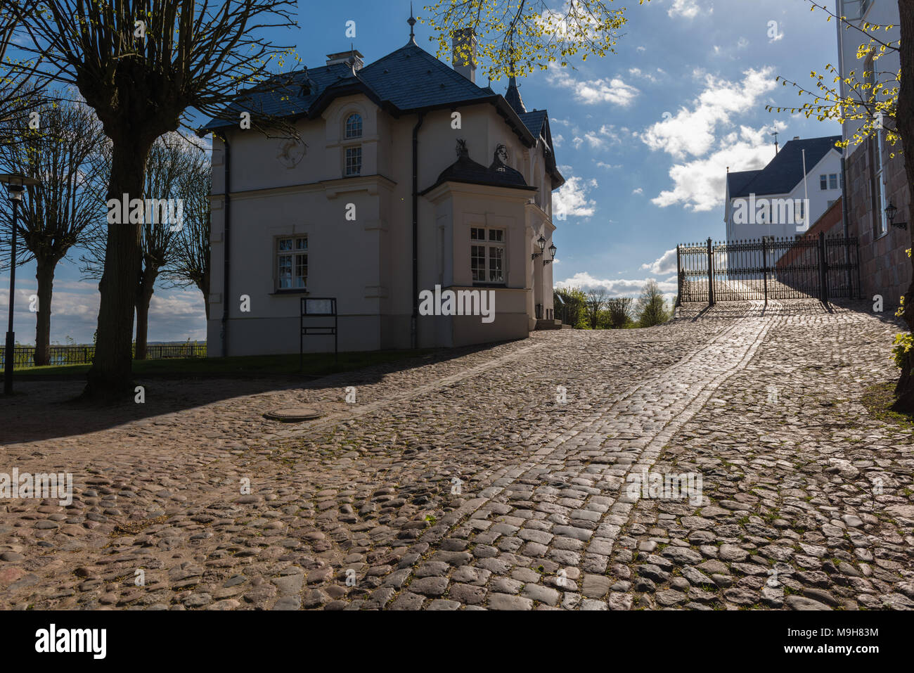 Gatekeeper´s house of castle Ploen, country town of Plön, Schleswig-Holstein, Germany, Europe Stock Photo