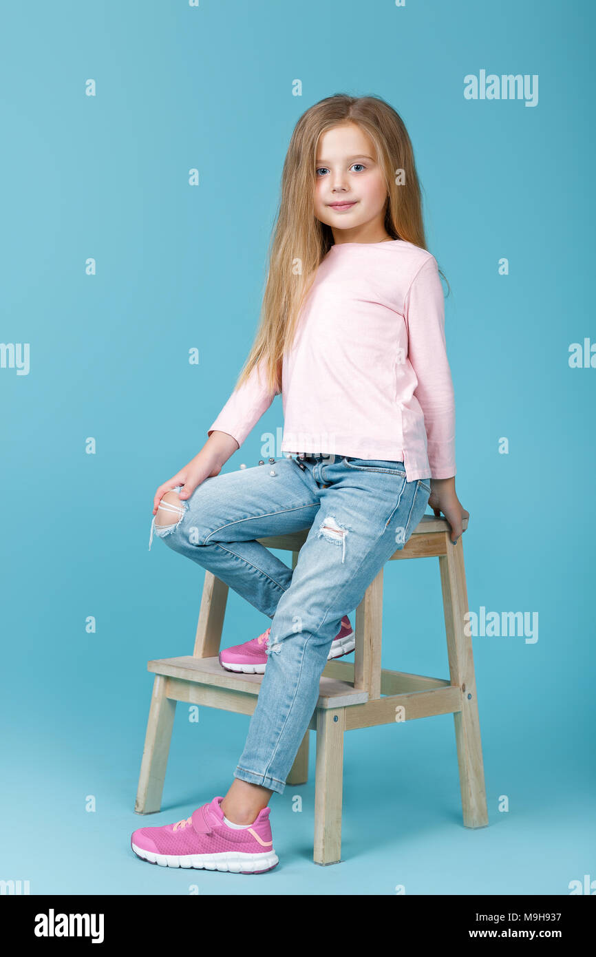 little girl pink sweater