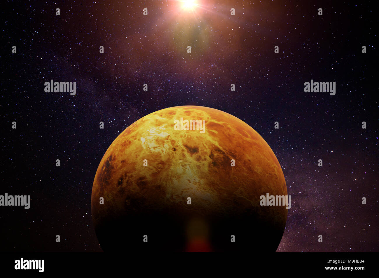 The hot surface of venus hi-res stock photography and images - Alamy
