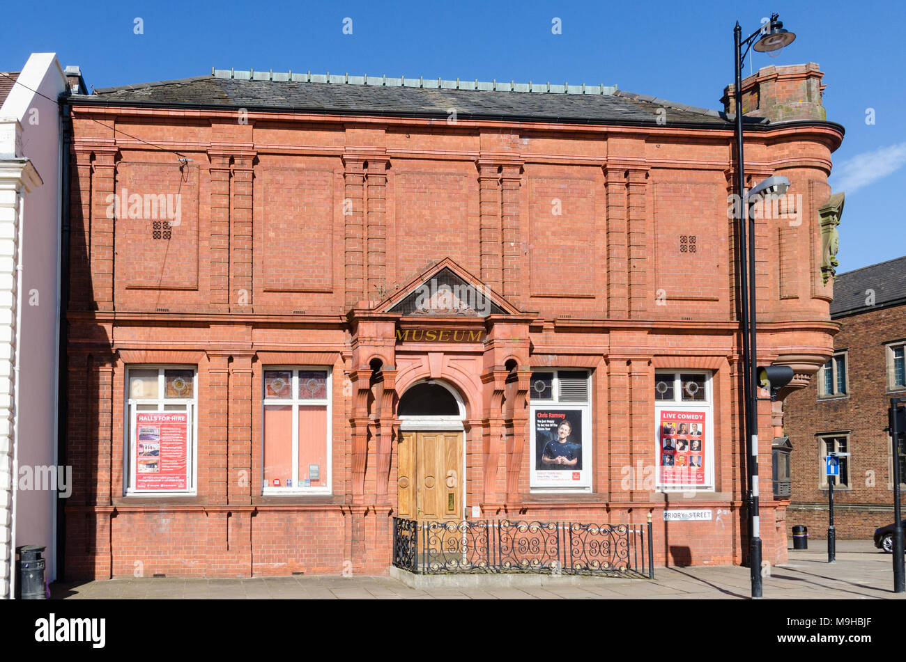 The old Dudley Museum and Art Gallery building in St James's Road, Dudley. The Museum has now relocated. Stock Photo