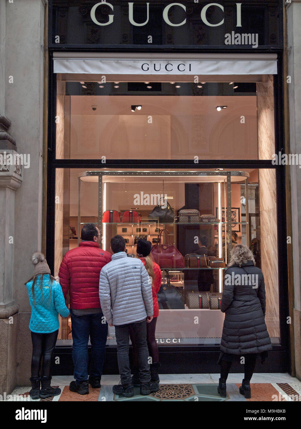 Gucci shop galleria vittorio emanuele hi-res stock photography and images -  Alamy