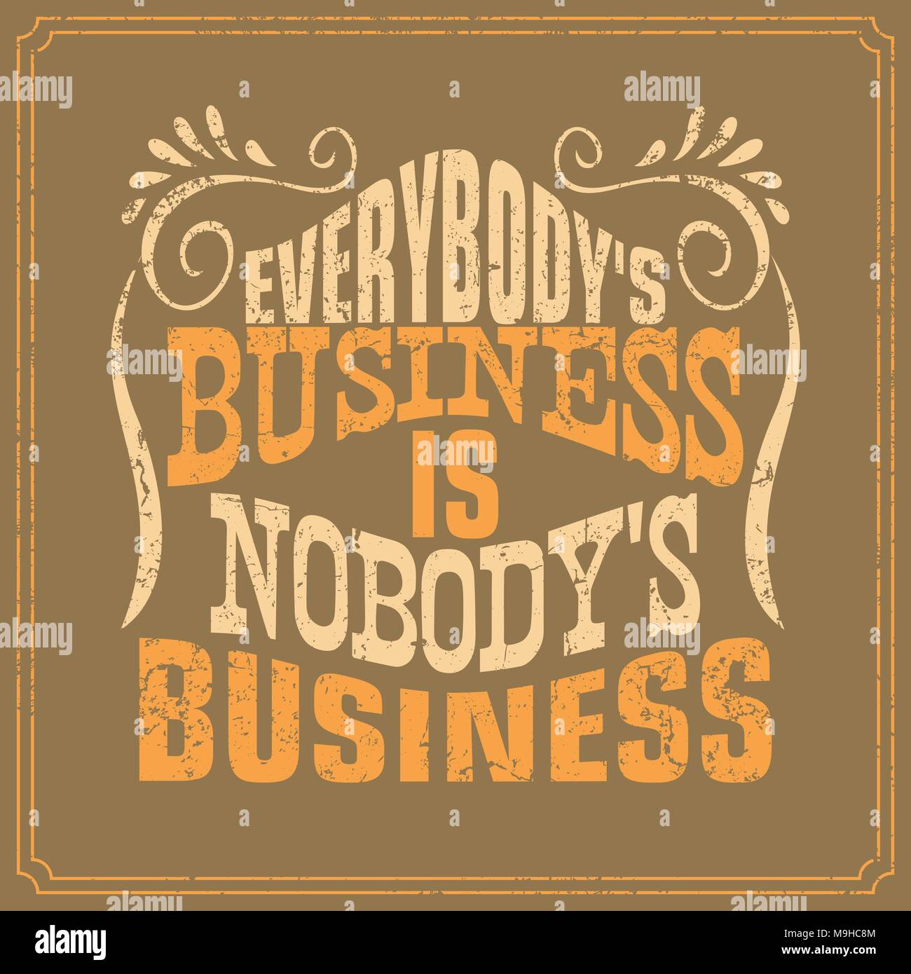 Typographic Designed English Sayings in Vintage Posters DesigncQuotations in Vector Stock Vector