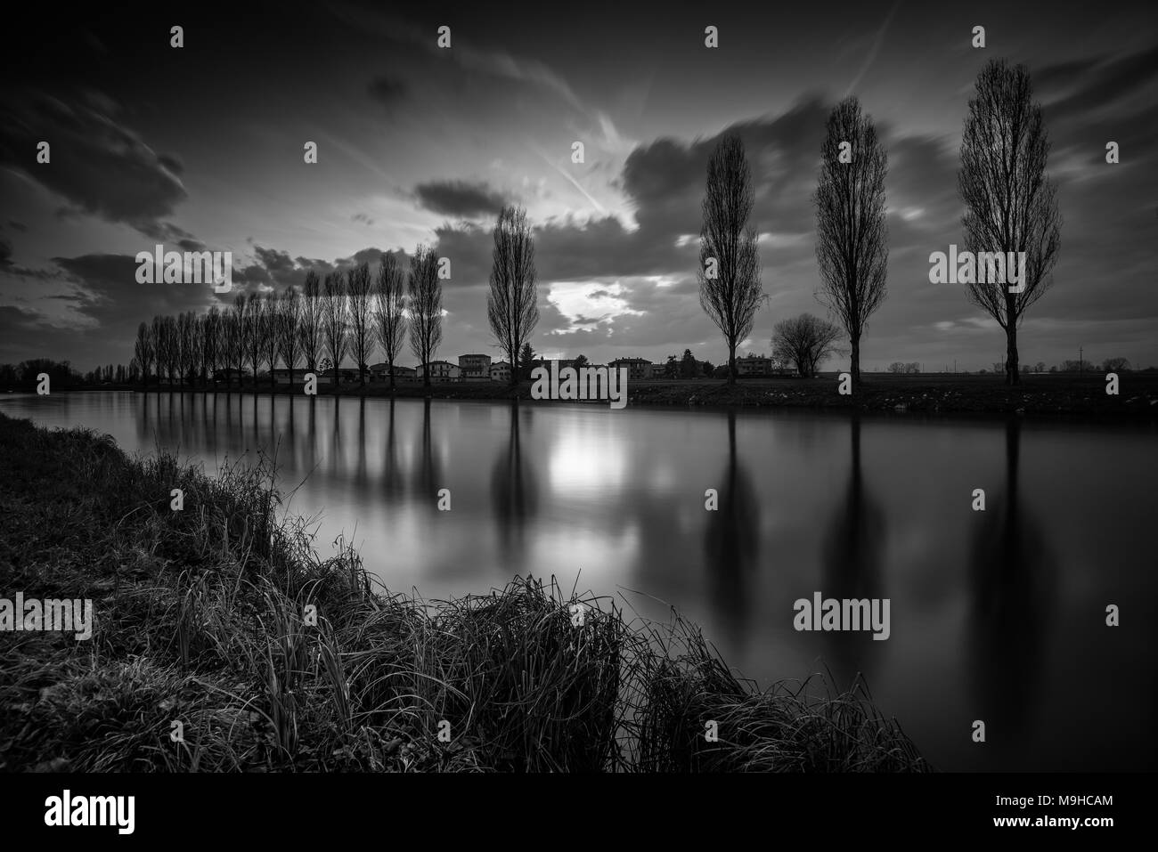 Image of countryside Black and White Stock Photos & Images - Alamy