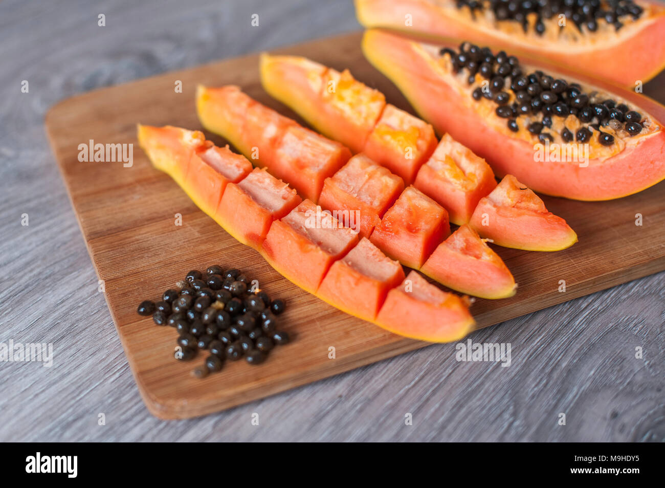 Download Yellow Inside Papaya High Resolution Stock Photography And Images Alamy PSD Mockup Templates
