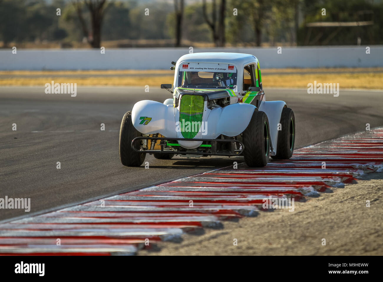 legend Cars AMRS -Winton Raceway Victoria Australia Stock Photo - Alamy
