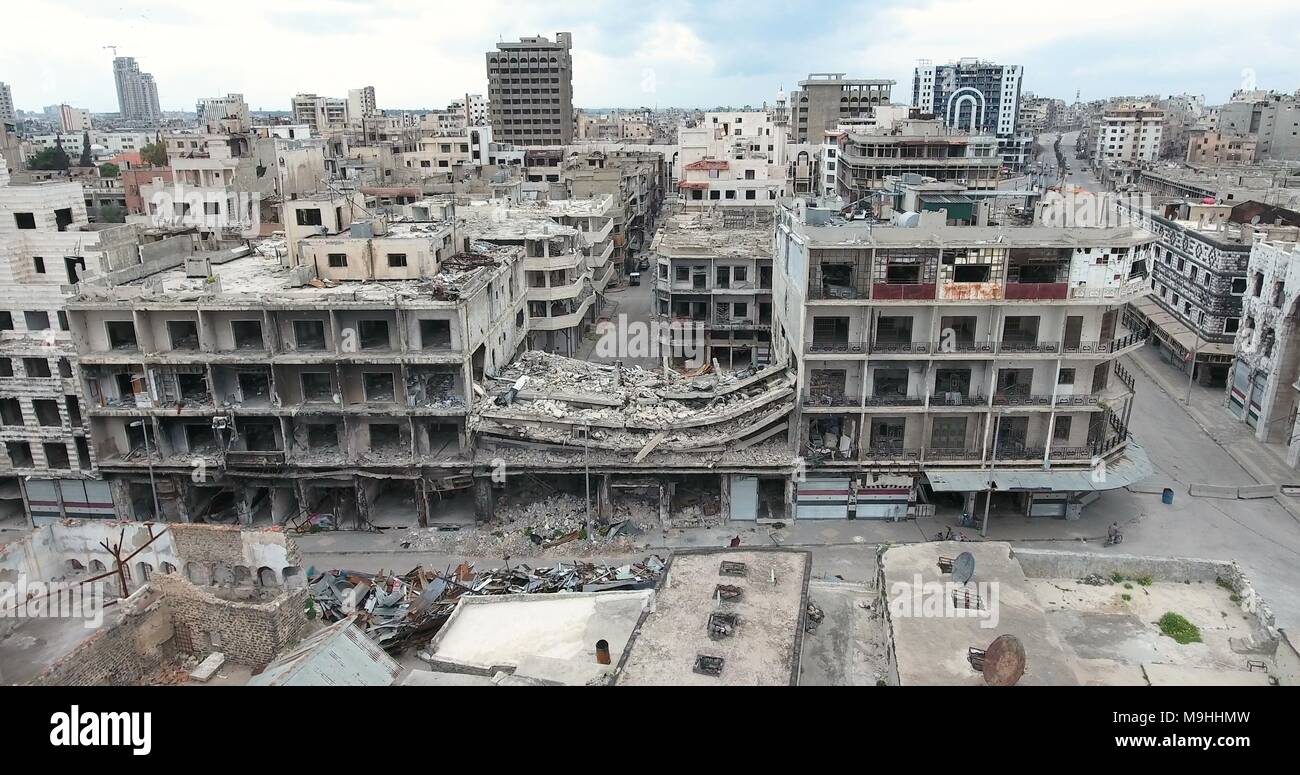 the city of Homs in Syria Stock Photo