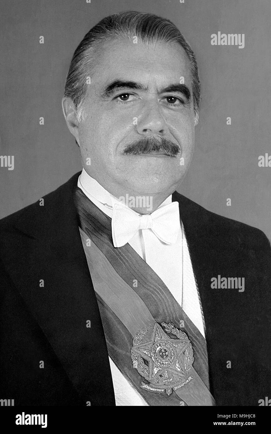José Sarney de Araújo Costa, 31st President of Brazil from March 15, 1985 to March 15, 1990 Stock Photo
