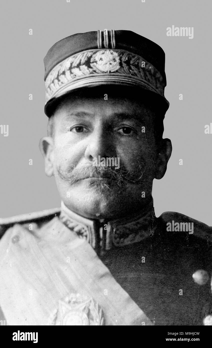 Hermes Rodrigues da Fonseca (1855 – 1923) Brazilian soldier and politician. He was 8th president of Brazil, serving until 1914. Stock Photo