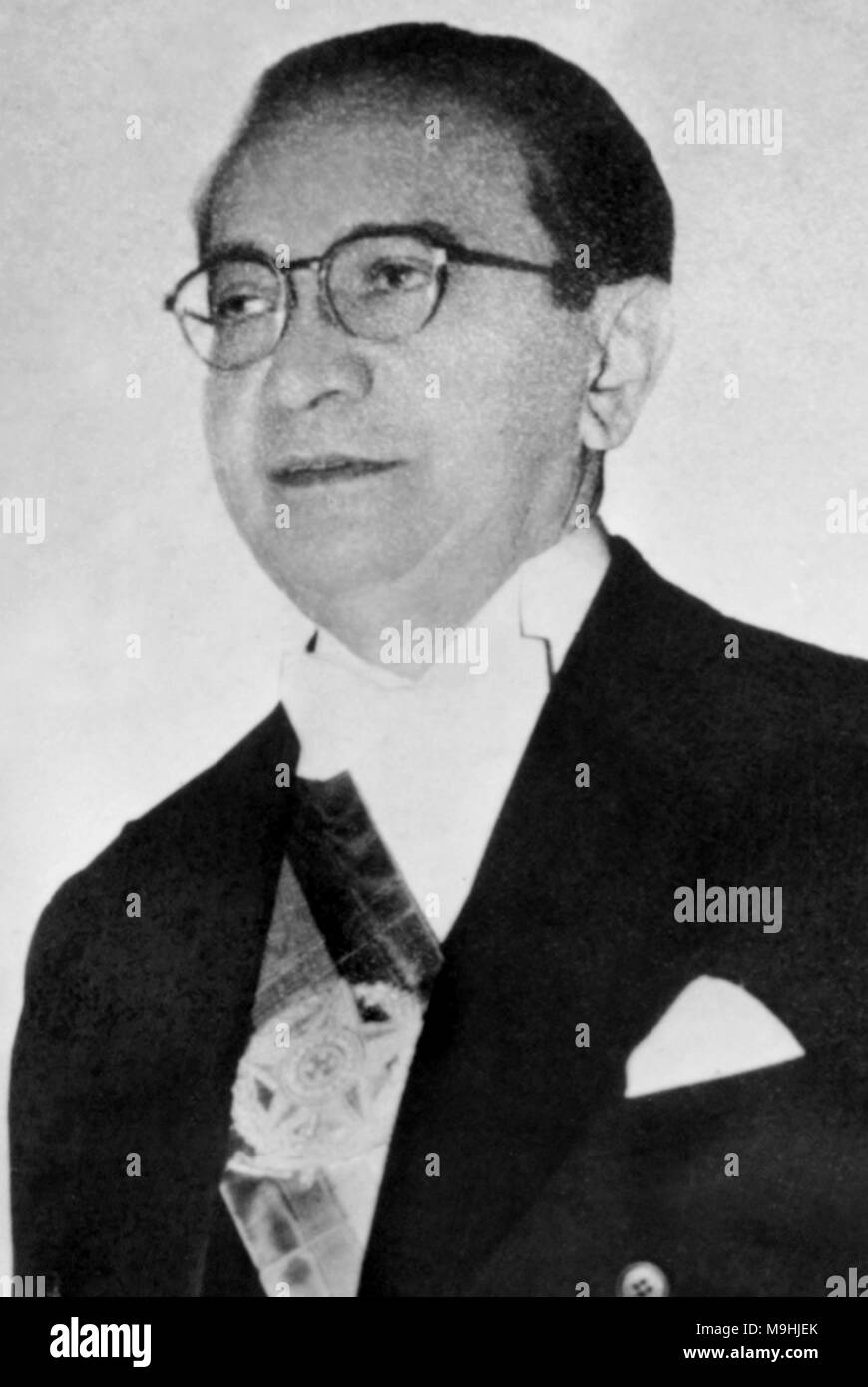 João Fernandes Campos Café Filho, (1899 – 1970) Brazilian politician who served as the 18th President of Brazil, Stock Photo