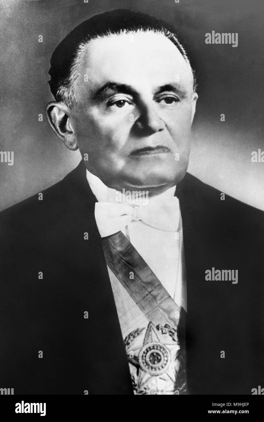 Humberto de Alencar Castelo Branco (1897 – 1967) Brazilian military leader and politician. He served as President of the Brazilian military government after the 1964 military coup d'etat. Stock Photo