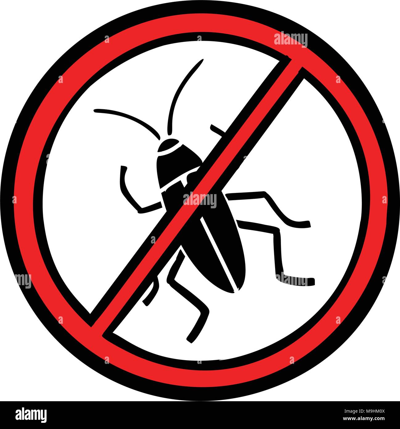pest control cockroaches icon symbol Stock Vector