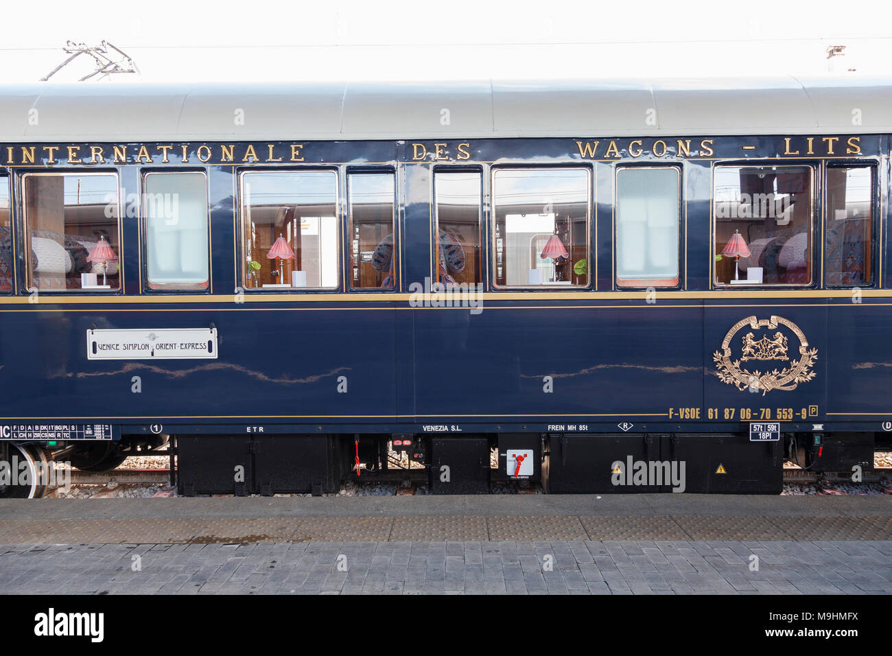 Orient Express Steam-powered Train Stock Photo - Image of express, railway:  30599514