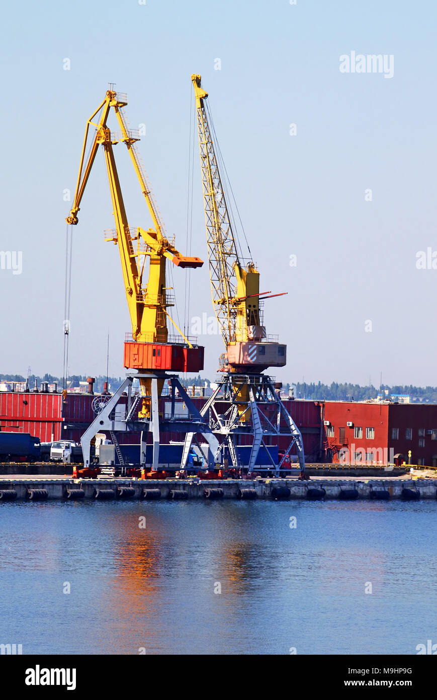 Odessa seaport, Ukraine Stock Photo