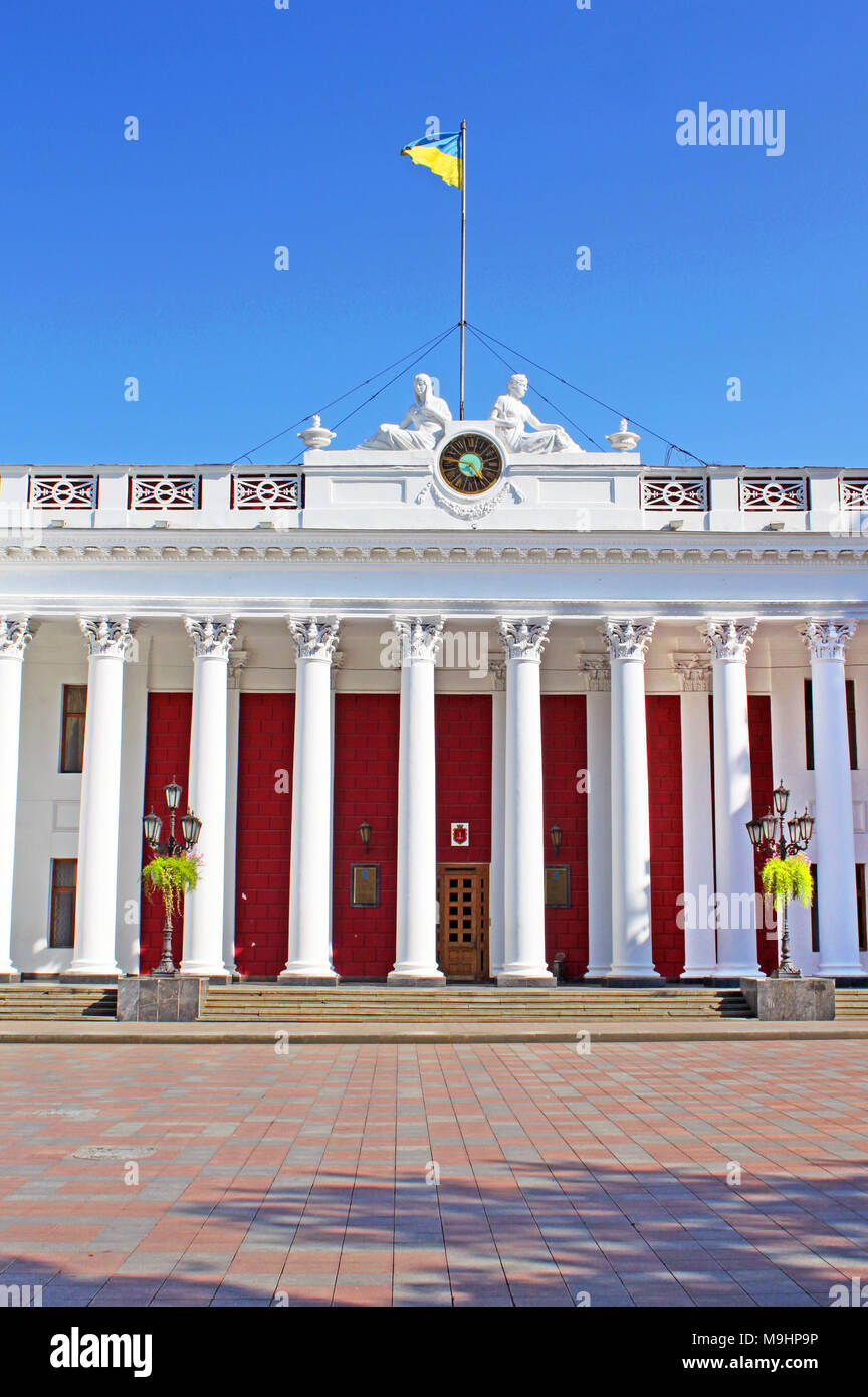 Palace of the City Council, Odessa, Ukraine Stock Photo