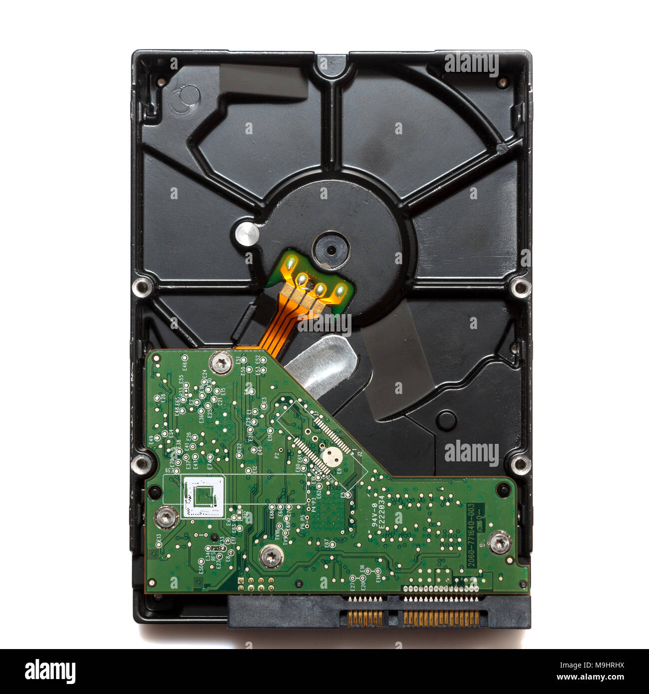Hard disk drive with SATA connector Stock Photo Alamy